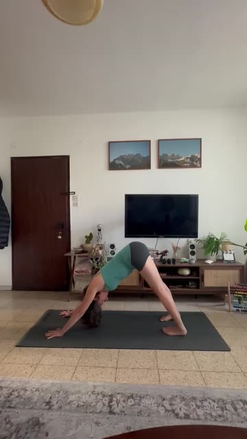 Noa in Downward Dog